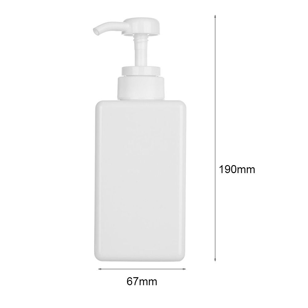 New Plastic Shower Gel Shampoo Clear Container Pump Liquid Soap Dispenser