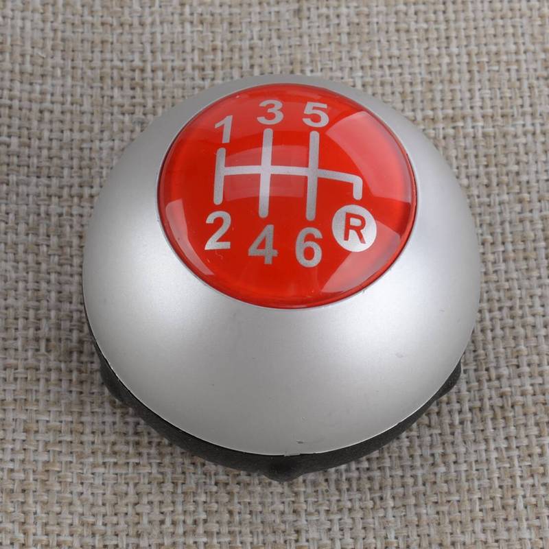6 Speed Manual Round Ball Shape Gear Shift Knob Fit For Fiat 500 2012 2013 2014 2015 2016 2017 2018