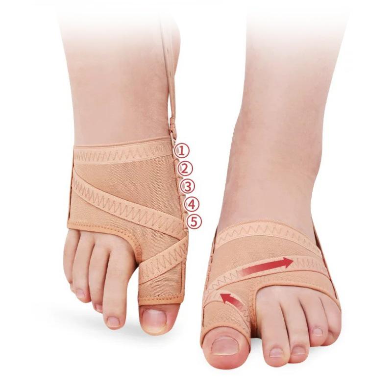 Ультратонкий дышащий корректор для косточки большого пальца стопы: Дневная и ночная носка, Носок-рукав для выравнивания пальцев ног