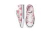 Converse Кеды Chuck Taylor All Star Low top Детские Канвас Вышивка Розовый Белый 671287C