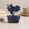 Sodalite Gemstone Tree On Orgonite Base, 15 Gemstones