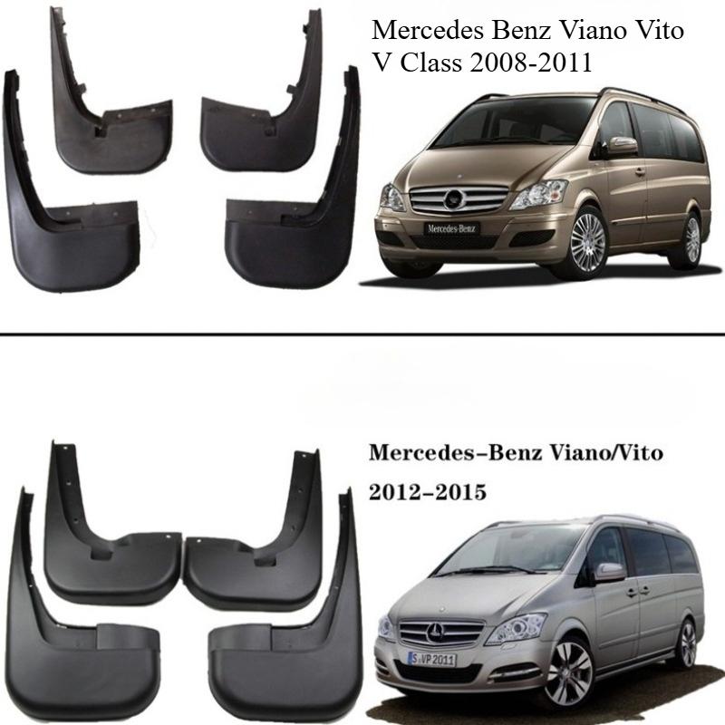 Mudguards Fenders For Mercedes Benz Viano Vito V Class 2008-2015 Black Exterior Car Accessories Tire Protection Vehicle Decor