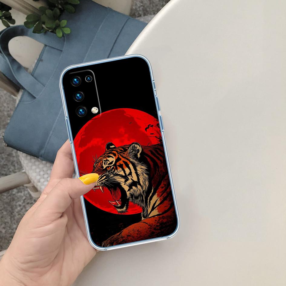 LO6 Чехол для телефона с животным тигром для Motorola Moto G10 G20 G30 G31 G32 G34 G35 G41 G42 G50 G51 G52 G55 G60 G60S G62 G71 G72 G75