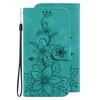 For Huawei Honor Series,nova Series,Mate Series,Y Series,P Series,Enjoy Series.Embossing Process Lily Flower Wallet Leather Flip Cover Case