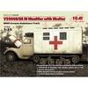 ICM 1/35 German Ford V3000S/SS M Maultier Field Ambulance (35414) Plastic Model