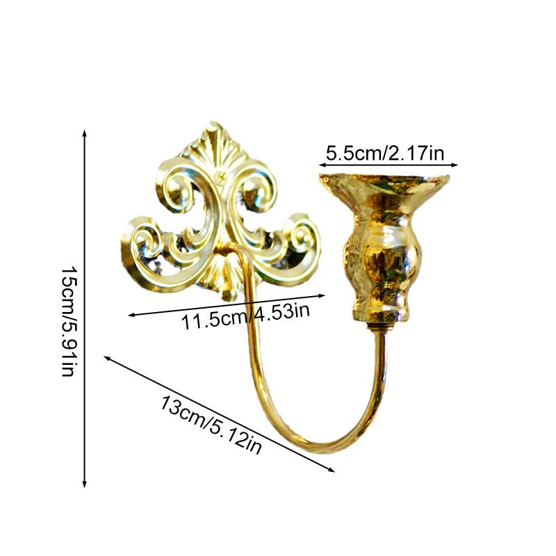 1 шт. Узор украшения свадьбы настенный банкетный железный художественный свадебный светильник подсвечник подсвечник