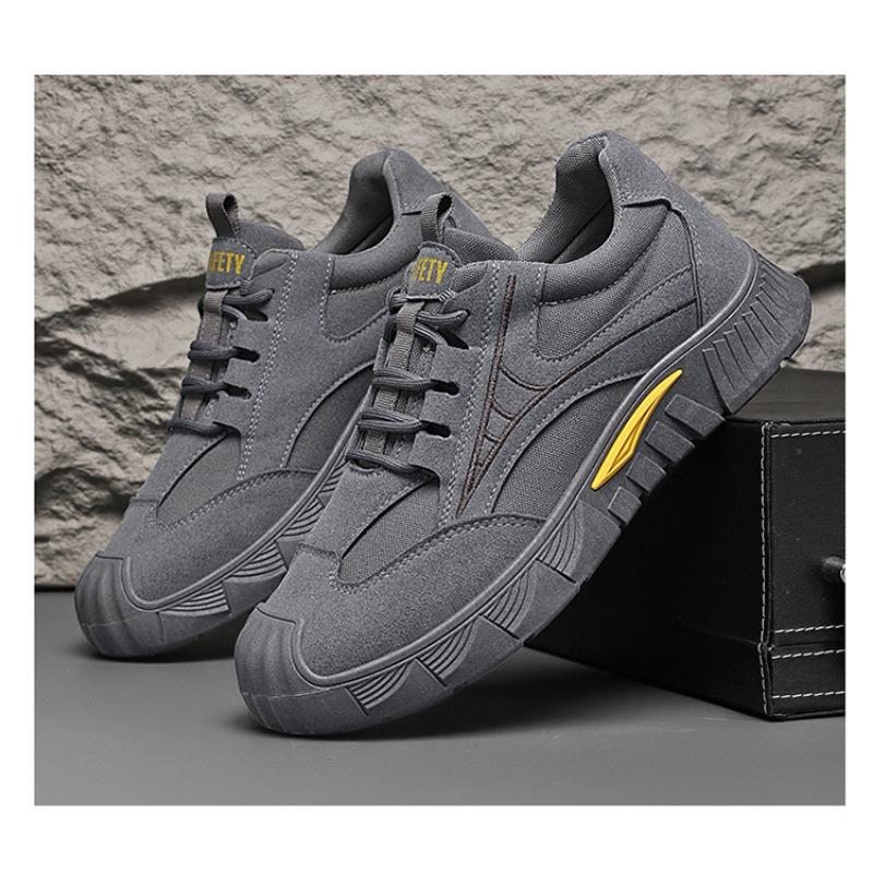 Work Safety Shoes Men Breathable Non Slip Wear Resistant Casual Sneakers