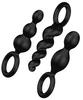 Kit of 3 Satisfyer Booty Call Silicone Plugs 9.5 X 2.5cm - Satisfyer - Beginner Plugs & Kits