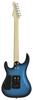 AriaPro II MAC Series Electric Guitar with SSH Pickups, Metallic Blue Shade, MAC-STD MBS, Includes Soft Case
