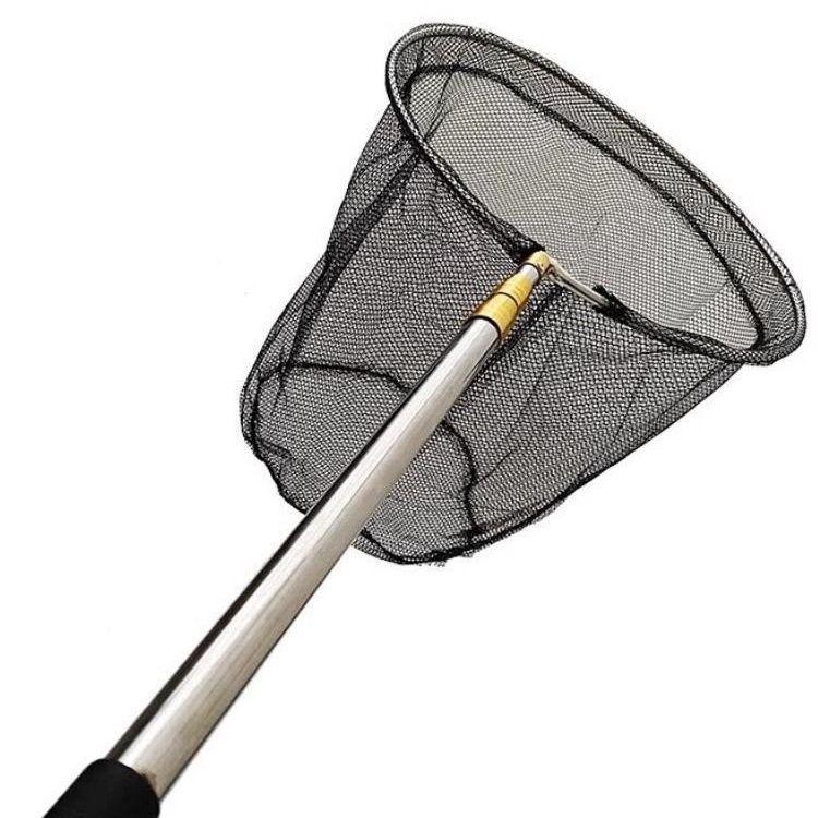 Stainless Steel Telescopic Fishing Net with 3m-6m Pole and Net Bag