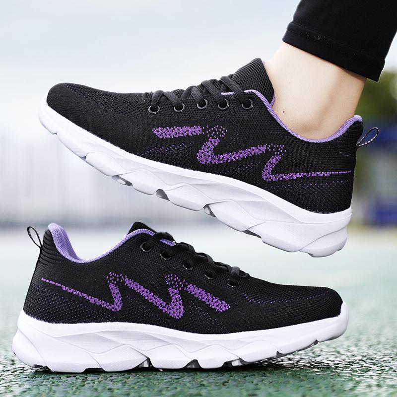 Women's Sports Casual Shoes Women's Shoes Mom Shoes Stepstone Old People Shoes Breathable Mesh Shoes