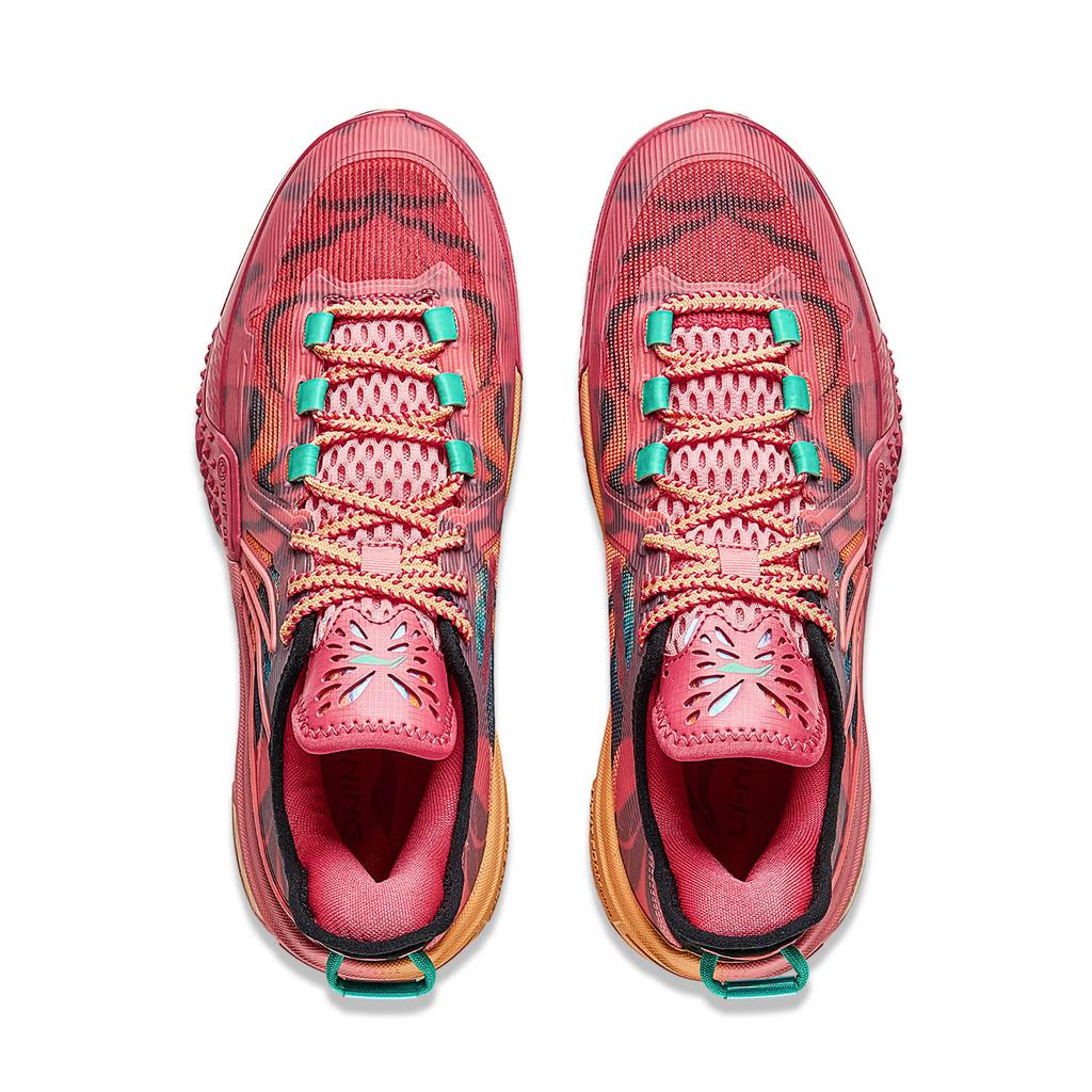 Li-Ning Баскетбольные кроссовки Jiao Ao Tui Bian A-Flash с технологией амортизации, нескользящие, износостойкие, легкие, с отскоком, с низким верхом ABFU019-12