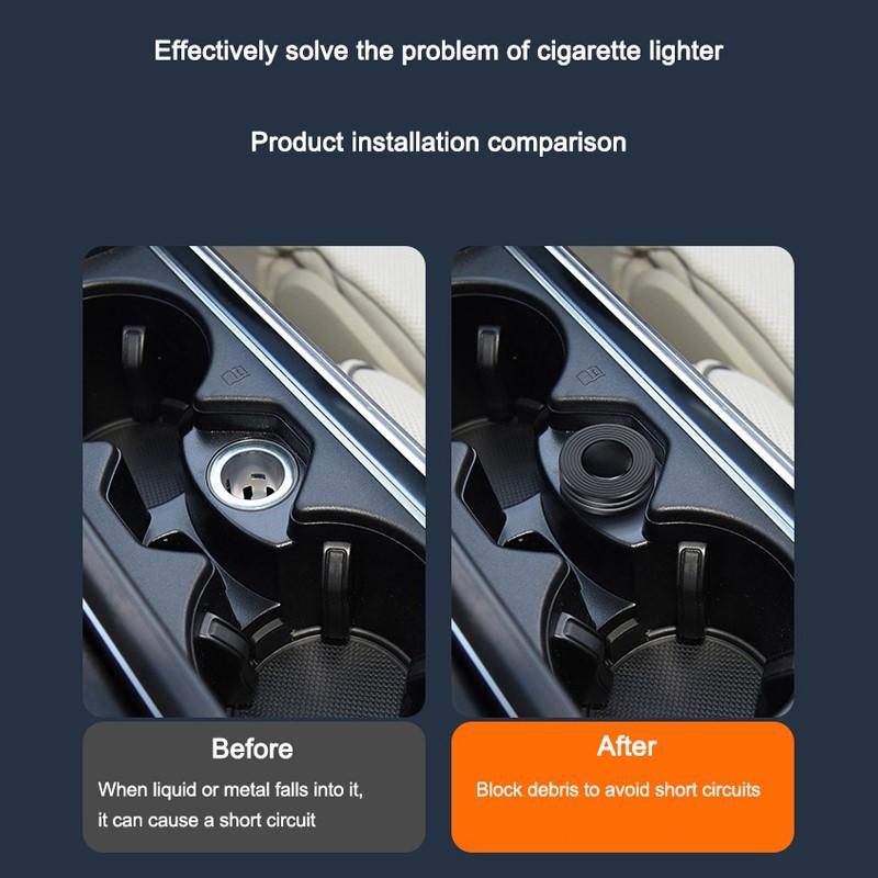 AAAYR1 Car Cigarette Lighter Plug Cover Fire Button Dustproof Socket Cap For Opel Vauxhall OPC ADAM Insignia Antara Corsa J H Kadett GT