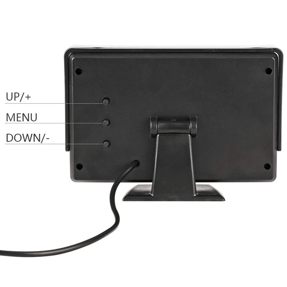 HD Mini 4.3 Inch Monitor Digital TFT LCD 800 * 480 In-Dash Parking Video