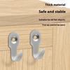 20/10Set Mini Stainless Steel Hook With Screw Items Key Rack Wall Punching J-Shaped Hooks Kitchen Accessories Bathroom Hardware