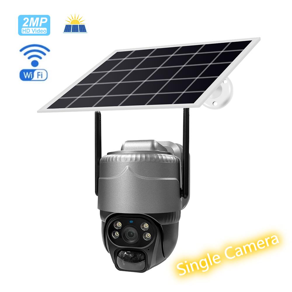 Камера видеонаблюдения на солнечной батарее, Водонепроницаемая IP-сетевая камера, Беспроводной Smart CCTV-видеорегистратор WIFI/4G