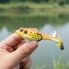 Double Propellers Frog Lure Rotating Tail Soft Frog Lure Artificial Bait  Freshwater Fishing
