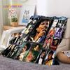 MJ King of Pop Майкл Джексон Мягкое фланелевое одеяло для кровати, спальни, дивана, пикника, плед для укрытия на открытом воздухе, подарок для отдыха
