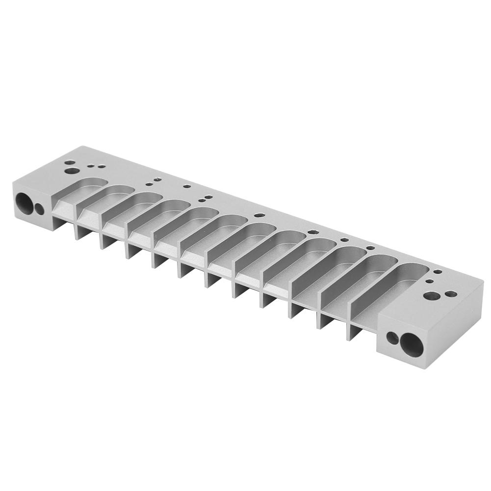 Губная гармошка 12?Отверстие хроматическая шкала для HOHNER 270D Original 270 LA12 TOOTS Reed PlateSilver