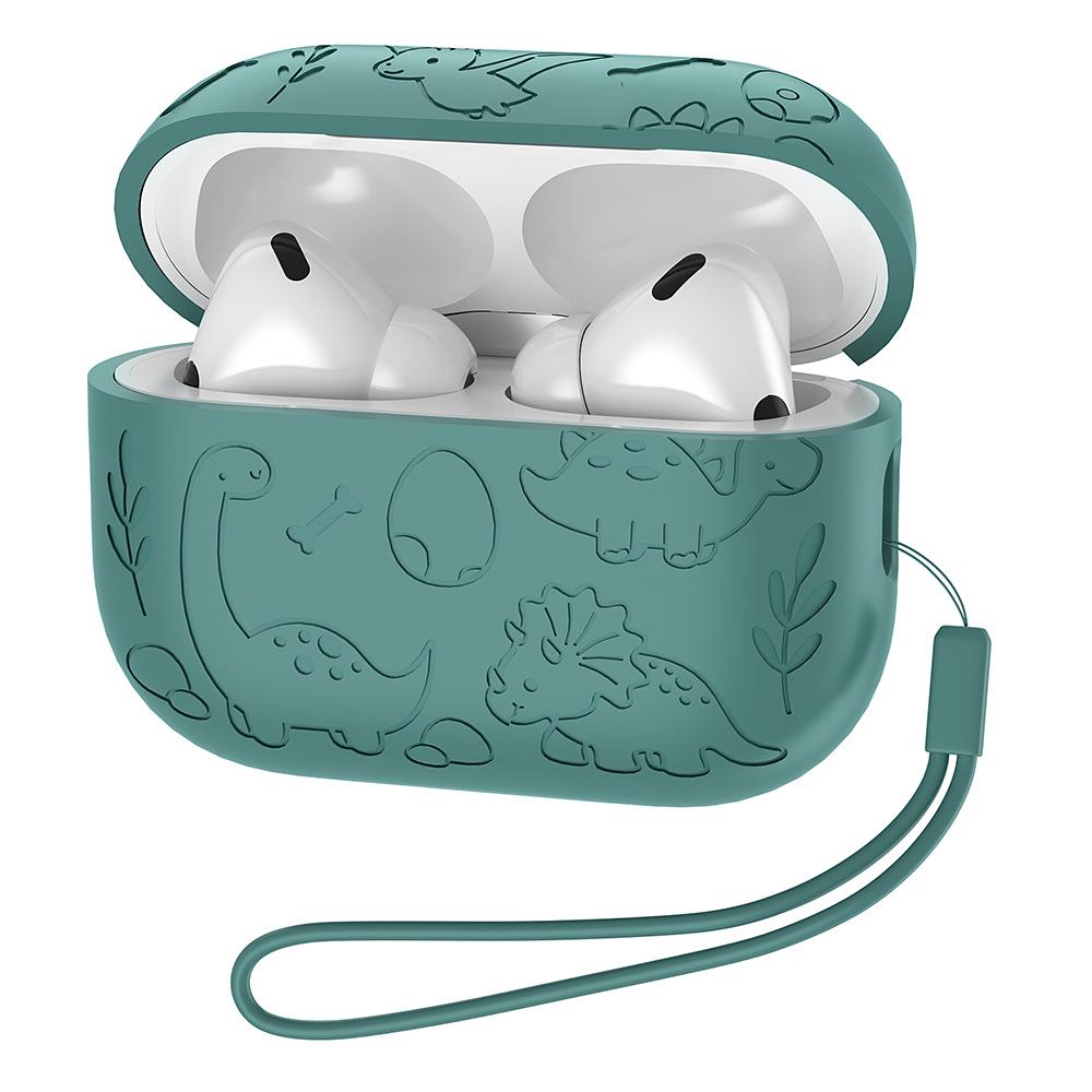 Защитный силиконовый чехол для AirPods 4-го поколения - Однотонный, Милый, Мягкий чехол для AirPods Pro 3