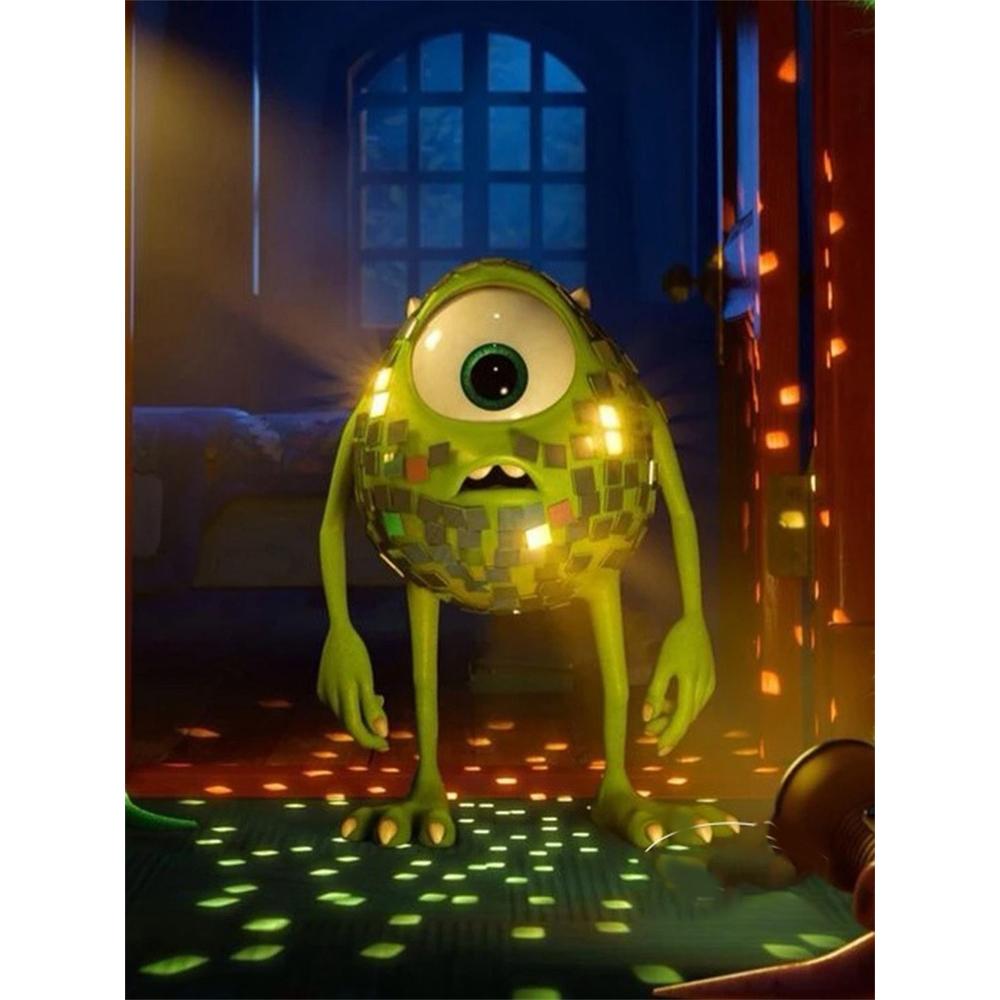Disney Алмазная живопись Майк Вазовски Световое шоу Диско 5D Алмазная живопись Искусство Вышивка Крестиком Украшение комнаты