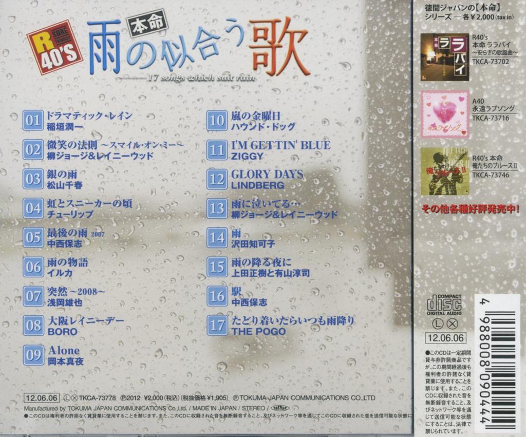 Любимая песня, которая подходит для дождя R40 TKCA-73778