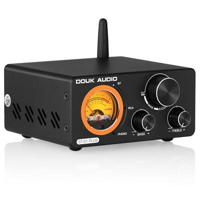 Цифровой усилитель Douk Audio PLUS HiFi Bluetooth TPA3255 MM Phono Equalizer VU Meter Turntable Audio Stereo Amplifier ST-01