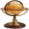 Античная латунь 30,48 см глобус карта мира морской настольный декор астролябия армиллярная сфера