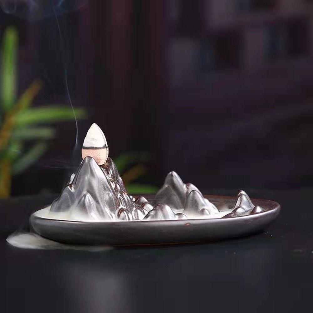 Керамический диффузор для ароматов с обратным потоком, подставка для благовоний ручной работы, для дома