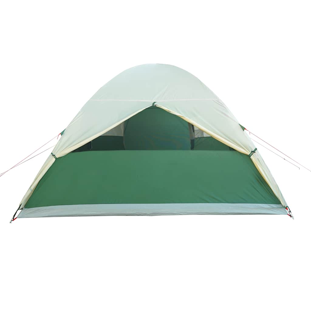 Dome Family Tent for 6 Persons Green Waterproof