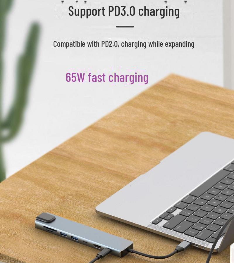 Док-станция расширения и конвертер 8-в-1 USB-C - HDMI 4K