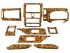 BRIGHTZ Super Carry DA16T Interior Panel Set 9PC Wood Style DA16 DA A16 16 Carry Truck Carry Truck Carry Truck Carry Truck [WOOD-PAN-018]