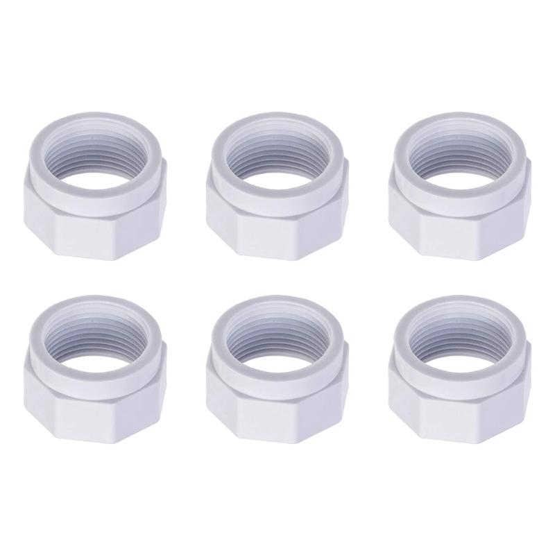 6pcs/8pcs Reliable Pool Cleaner Feed Hose Nut Leak Free Replacement Durable for 280 380 180 Ensure Tight Connection Seal