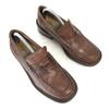 90s Italian BARNEYS NEW YORK Leather Coin Loafers Brown 36 23.0-23.5 Business shoes(USED)