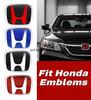 Наклейка Логотип Эмблема H на Капот Переднюю Решетку Задний Багажник Honda Civic Fit Jazz Accord CRV HRV City Odyssey Passport Pilot Vezel