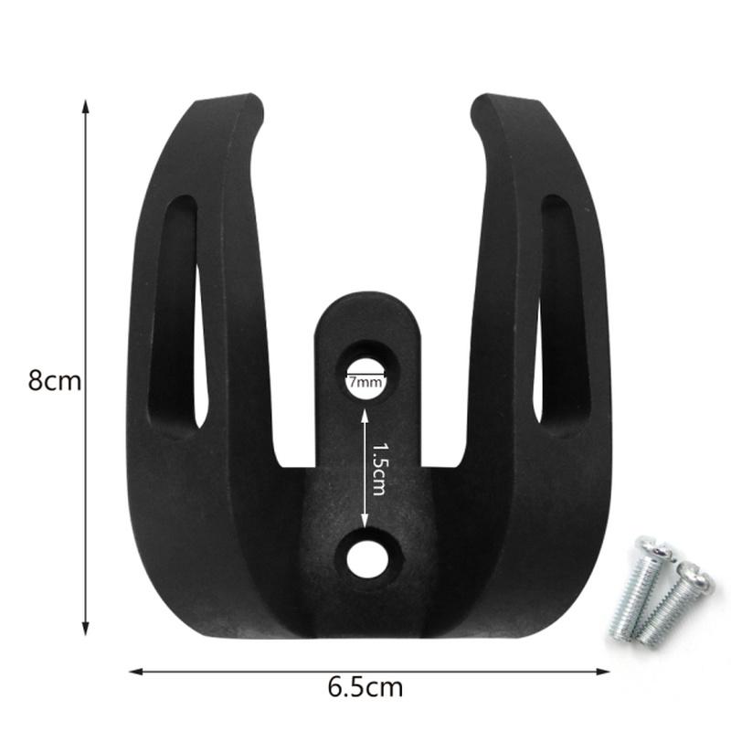 1Pc Electric Scooter Front Hanger Electric Scooter Accessories Scooter Bag Helmet Dual Claw Hook Bags Grip Storage Holder Rack