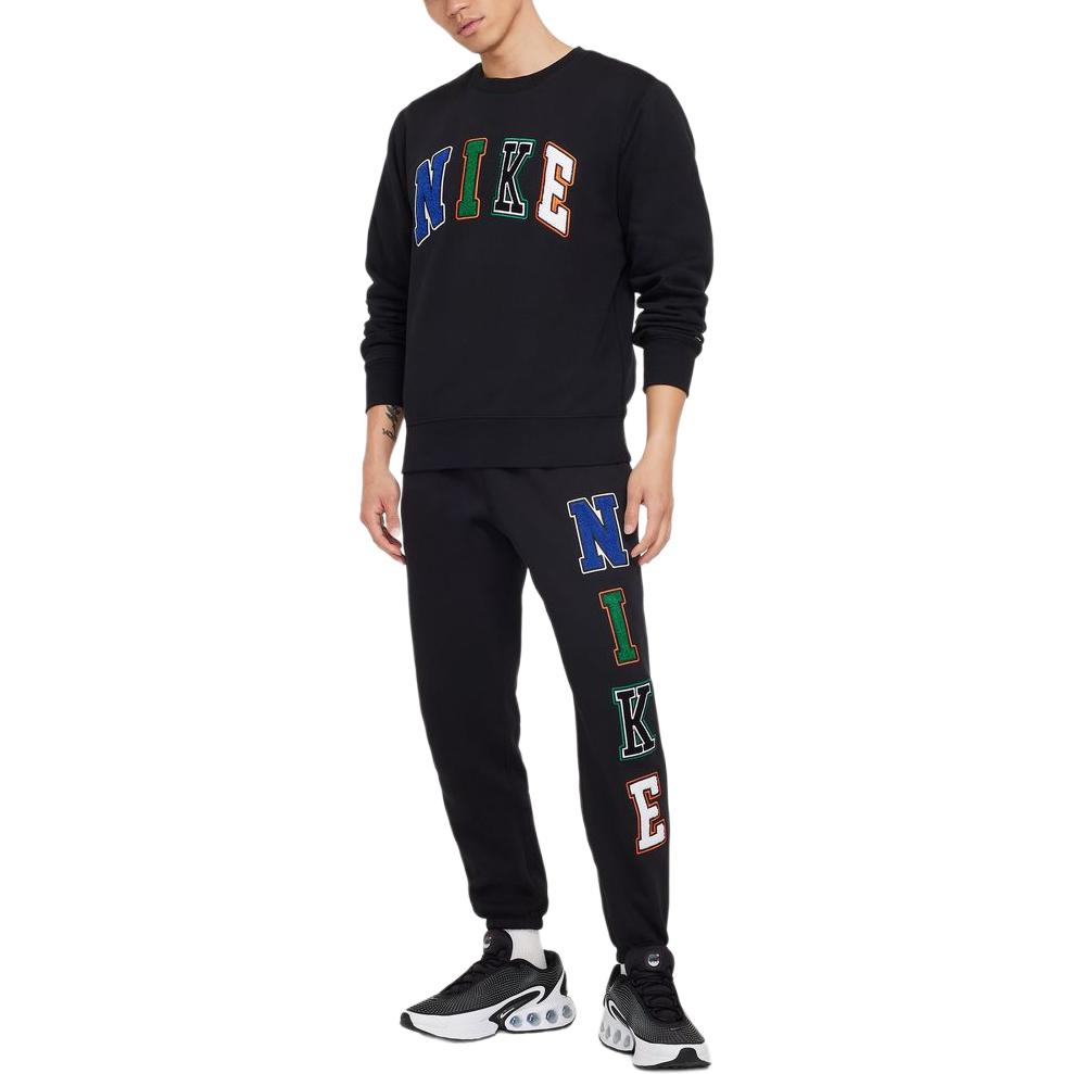 Nike Sweatshirts Men's Black Crew Neck Moderate FZ0880-010