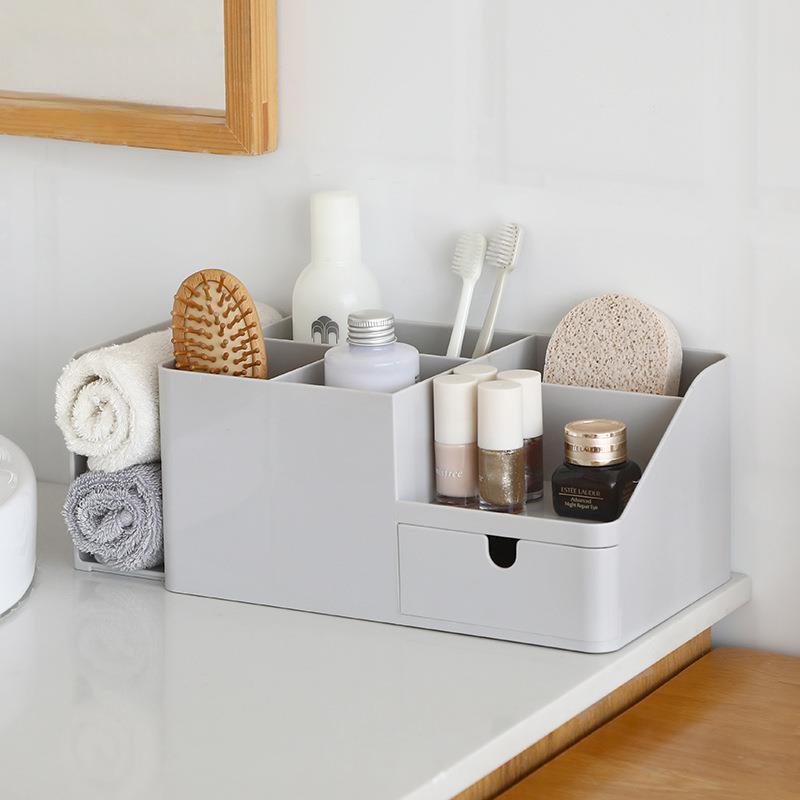 Office Organizer Pencil Storage Holder Bins Penholder Desktop Scalable Sundries Box Stationery Make Up Stationary Supplies