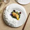 Stone Pattern Mountain Sea Plate Ceramic Special Shaped Tableware Dessert Plate Snack Plate Sushi Plates Artistic Tableware