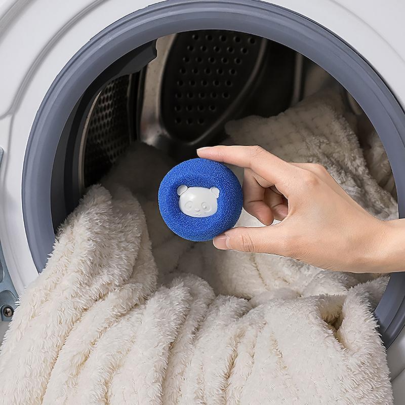 1/5Pcs Laundry Ball Kit Reusable Washing Machine Hair Remover Ball Cleaning Lint Fuzz Pet Hairs Clothes Household Product