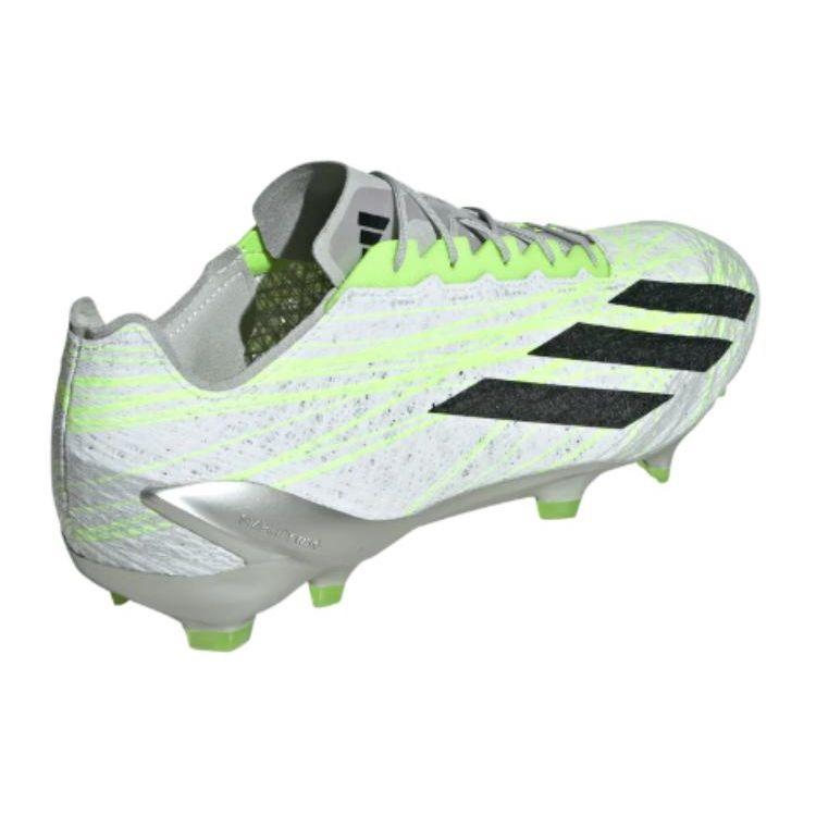 Adidas Мужские кроссовки X Crazyfast Strung+ FG Grey Lucid Lemon Grey-Two Core-Black IG0783
