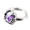 Фиолетовое серебряное кольцо "Скарлетт"