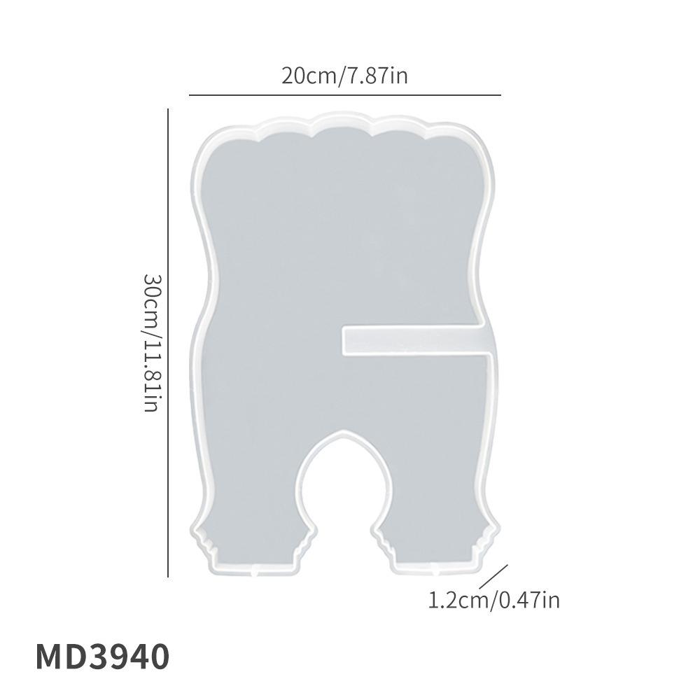 Unique Design Book Holder Mold DIY Tool Reading Rack New Bookshelf Mold Home Display