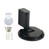 Magnetic Door Stop with Screws Aluminum Alloy Adjustable Punch-free Door Stopper Heavy Duty Magnet Door Holder Hardware