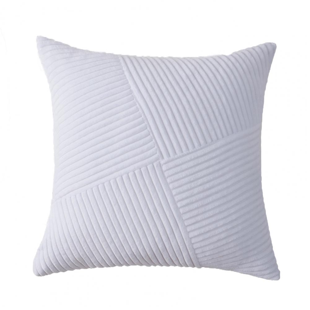 Вельветовая наволочка с геометрическим узором, наволочка в стиле бохо с текстурой пэчворк, вельветовая подушка для дивана в фермерском доме, для комнаты