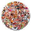 55 листов милых мультяшных наклеек с красной пандой для граффити и DIY-декора