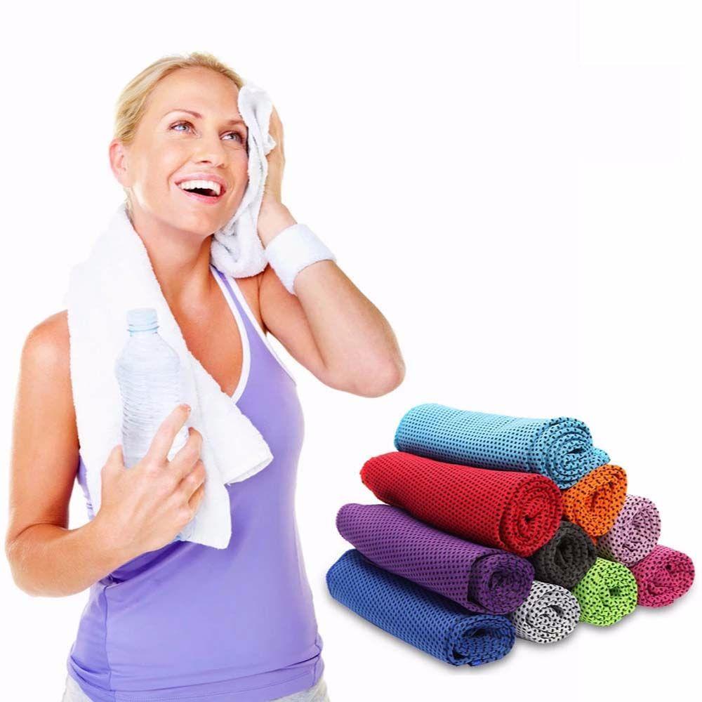 Fitness Yoga Gym Instant Cool Ice Towels Sports Cooling Towels Hiking Towels Sweat-absorbent Towel