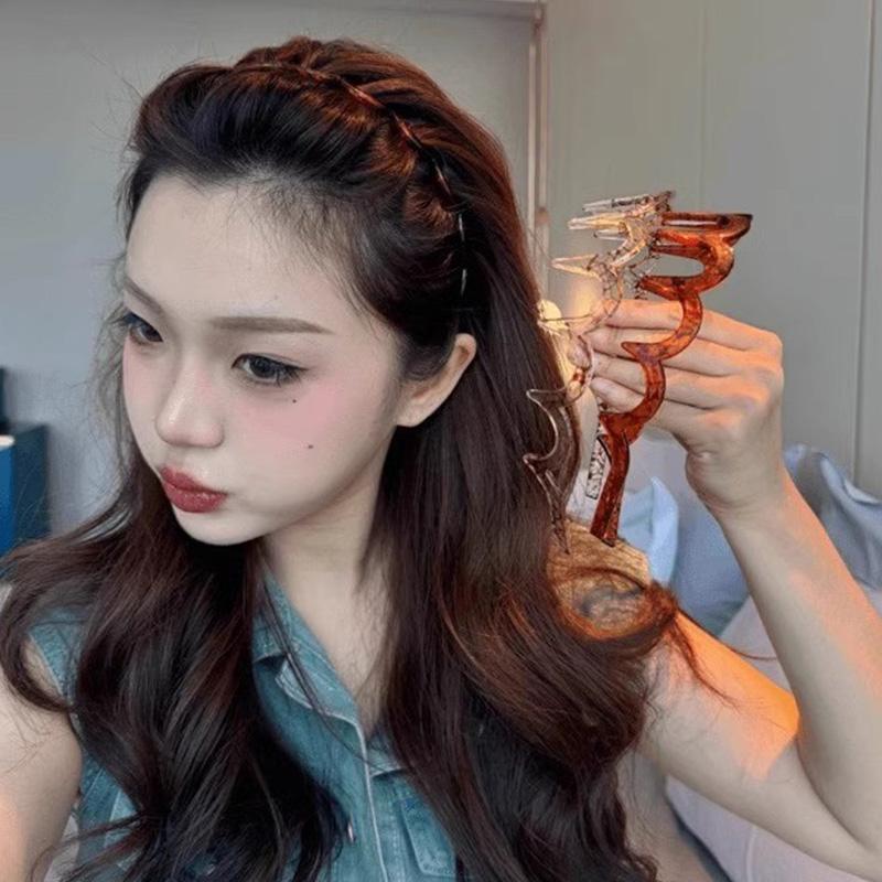 Fix Bangs Broken Hair Teethed Non-slip Amber Hair Bands For Women Girls Sweet Hair Ornament Headband Fashion Hair Accessories