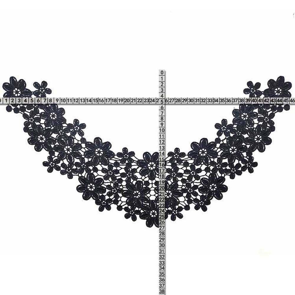 Сделай сам Тканевая вышивка Рукоделие Цветочные Швейные принадлежности Кружевная ткань Декольте Аппликация Кружевной воротник