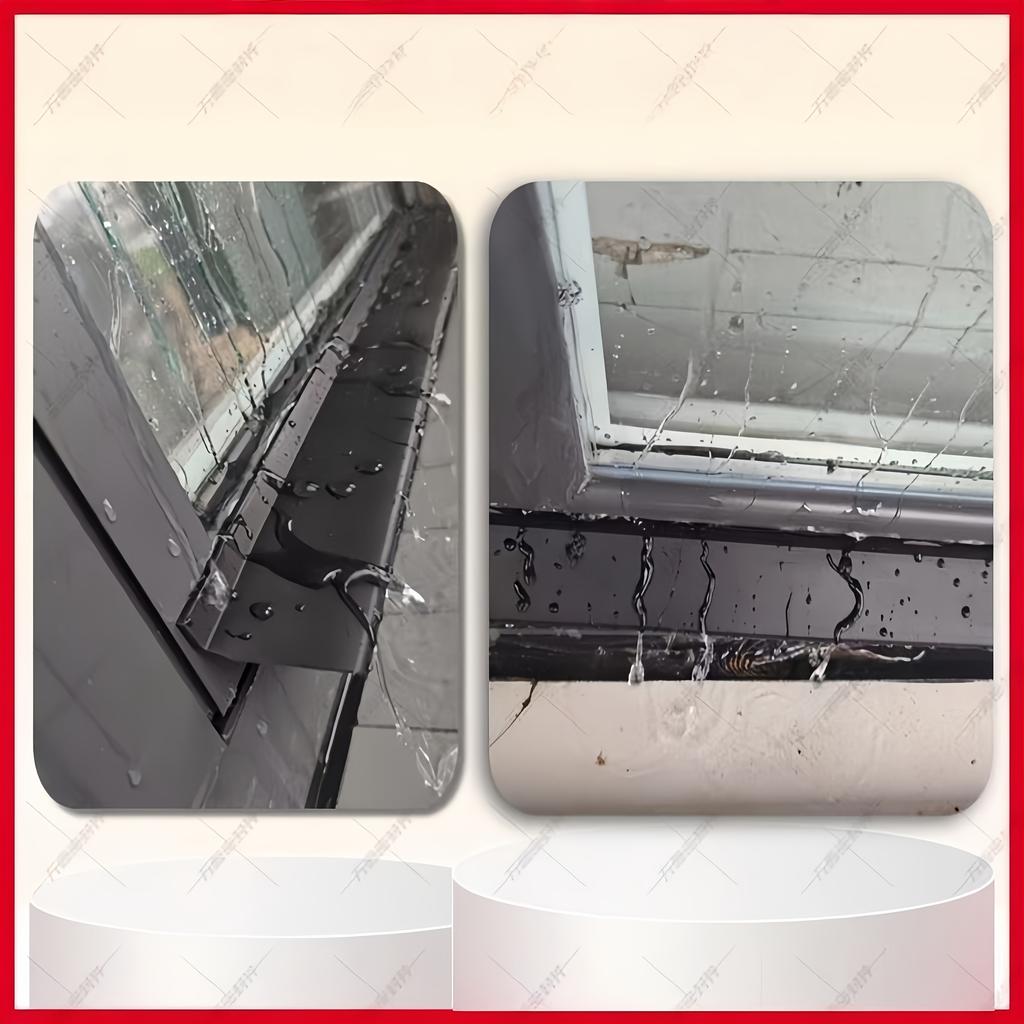 Self-Adhesive Rubber Window Sealing Strip, 78.74 Inch/2m or 39.37 Inch/1m, for Sliding Doors and Balconies, Wind, Noise and Rain Barrier